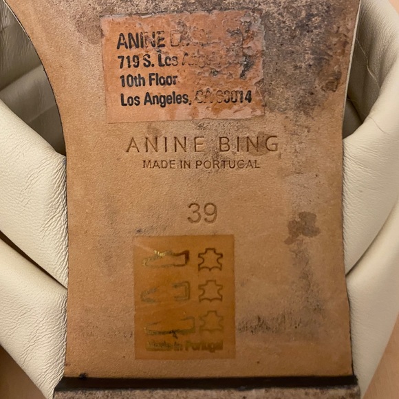 Anine Bing White Eve Sandals (size 39 EU, 8.5 US) - Picture 4 of 4